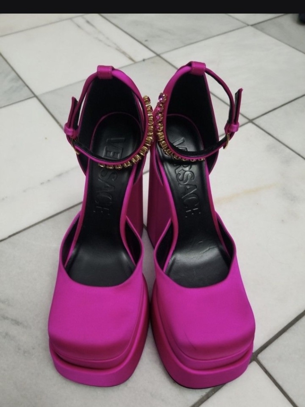 Versace Medusa Platform Pumps